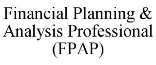FINANCIAL PLANNING & ANALYSIS PROFESSIONAL (FPAP)