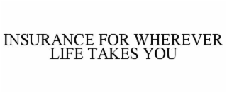 INSURANCE FOR WHEREVER LIFE TAKES YOU