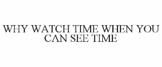 WHY WATCH TIME WHEN YOU CAN SEE TIME