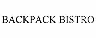 BACKPACK BISTRO