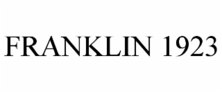 FRANKLIN 1923
