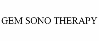 GEM SONO THERAPY