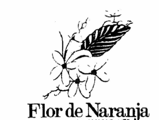 FLOR DE NARANJA