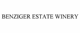 BENZIGER ESTATE WINERY