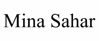 MINA SAHAR
