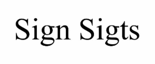 SIGN SIGTS
