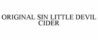ORIGINAL SIN LITTLE DEVIL CIDER