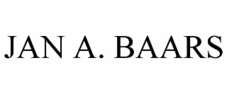 JAN A. BAARS