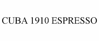 CUBA 1910 ESPRESSO