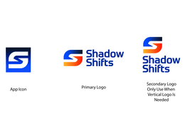 S APP ICON SHADOW SHIFTS PRIMARY LOGO SHADOW SHIFTS SECONDARY LOGO ONLY USE WHEN VERTICAL LOGO IS NEEDED