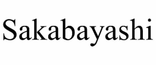SAKABAYASHI