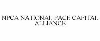 NPCA NATIONAL PACE CAPITAL ALLIANCE