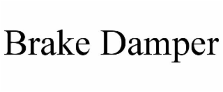 BRAKE DAMPER