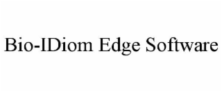 BIO-IDIOM EDGE SOFTWARE
