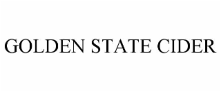 GOLDEN STATE CIDER