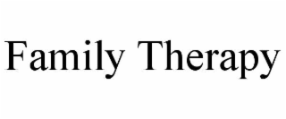 FAMILY THERAPY