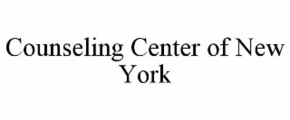 COUNSELING CENTER OF NEW YORK