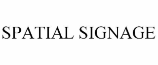 SPATIAL SIGNAGE