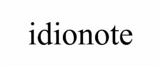 IDIONOTE