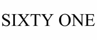 SIXTY ONE