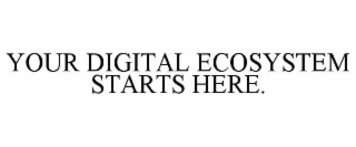 YOUR DIGITAL ECOSYSTEM STARTS HERE.