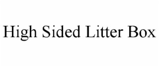 HIGH SIDED LITTER BOX