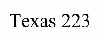 TEXAS 223
