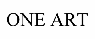 ONE ART