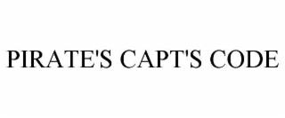 PIRATE'S CAPT'S CODE