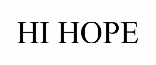 HI HOPE