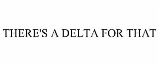 THERE'S A DELTA FOR THAT