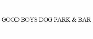 GOOD BOYS DOG PARK & BAR