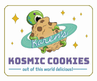 KAREN'S KOSMIC COOKIES OUT OF THIS WORLD DELICIOUS!