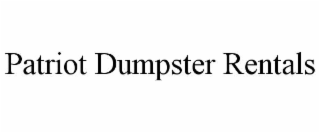 PATRIOT DUMPSTER RENTALS
