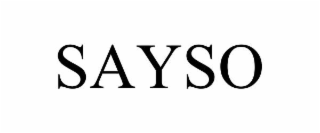 SAYSO