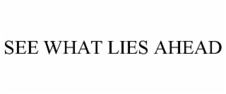 SEE WHAT LIES AHEAD