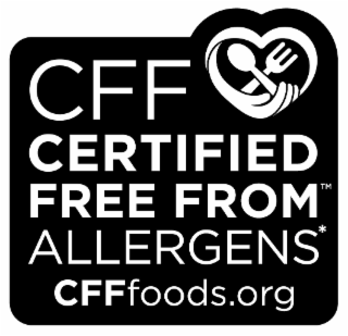 CFF CERTIFIED FREE FROM ALLERGENS* CFFFOODS.ORG
