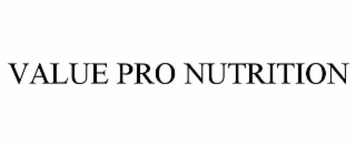 VALUE PRO NUTRITION