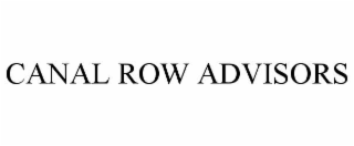CANAL ROW ADVISORS