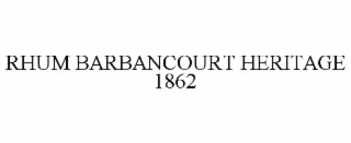 RHUM BARBANCOURT HERITAGE 1862