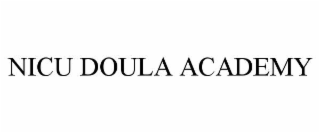 NICU DOULA ACADEMY