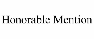 HONORABLE MENTION