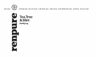 DERMATOLOGIST APPROVED ZERO DYES ZERO SULFATES - ZERO PARABENS - ZERO PHTHALATES -ZERO GLUTEN - ZERO PROPYLENE GLYCOL - ZERO DYES - ZERO SULFATES TEA TREE &MINT PURIFYING RENPURE