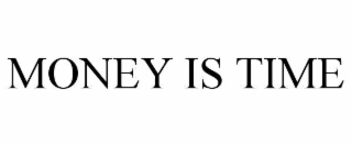 MONEY IS TIME