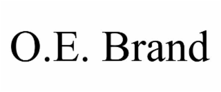 O.E. BRAND