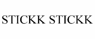 STICKK STICKK