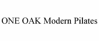 ONE OAK MODERN PILATES