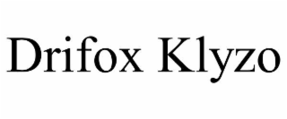 DRIFOX KLYZO