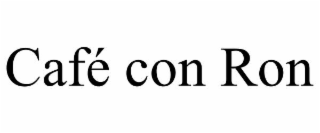CAFÉ CON RON