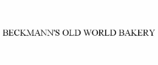 BECKMANN'S OLD WORLD BAKERY